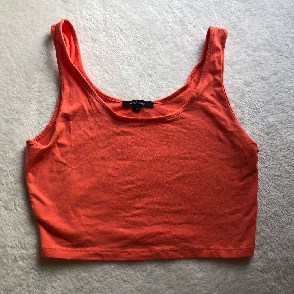 Orange cropped top